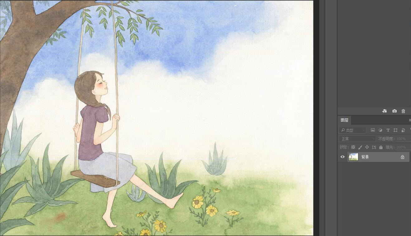 今天说说PS实操教学，让图片呈现黑板粉笔画的效果。