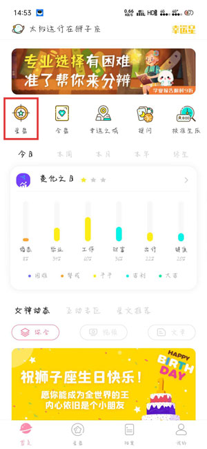 关于准了APP怎么看星盘解读。