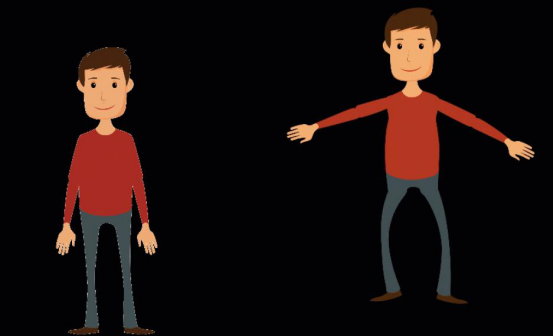 今天说说万彩骨骼大师如何让静态人物角色动起来。