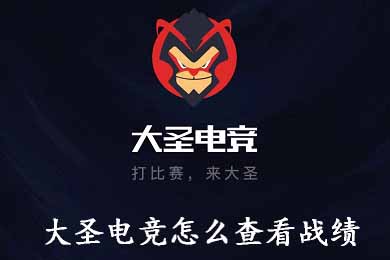 今天分享大圣电竞怎么查看战绩。