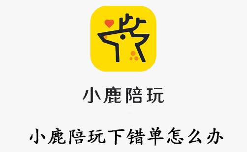 今天说说小鹿陪玩下错单怎么办。