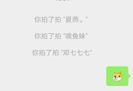 关于微信拍一拍怎么用。