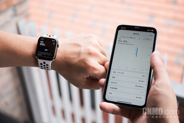 血氧浓度监测结果均在健康App中保留