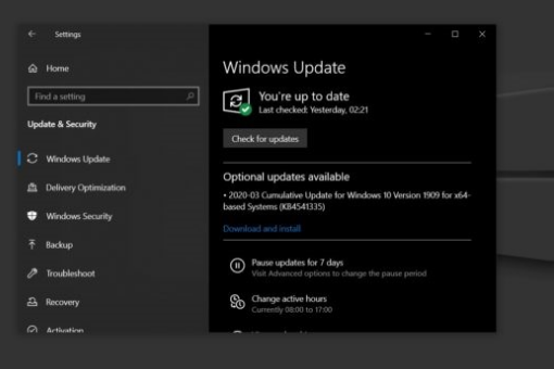 win10系统KB4541335安装失败怎么办。