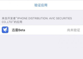 手机迅雷beta无法验证应用如何解决。