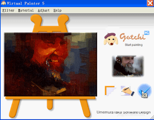 Painter绘制出哥特式油画的详细操作教程截图