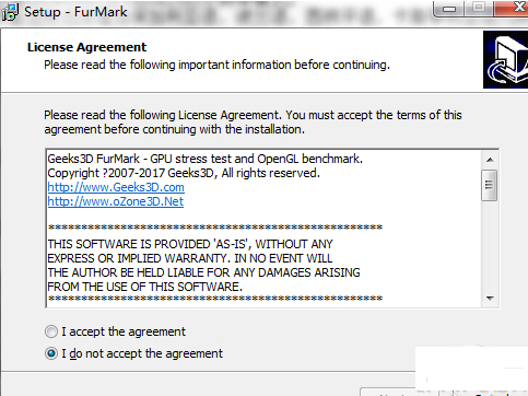 Furmark具体的安装过程截图