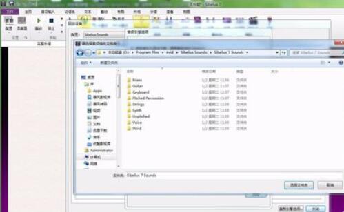 西贝柳斯打谱软件中导入音色库的操作方法截图