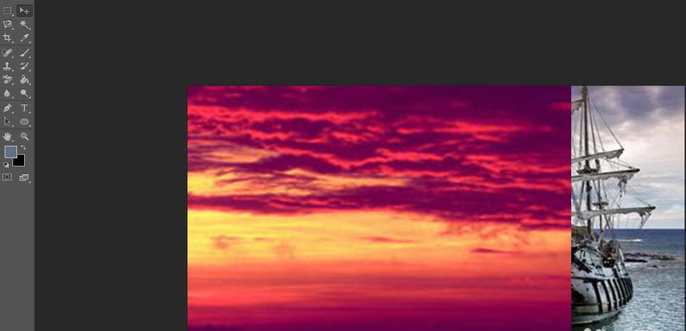 photoshop cs6给海盗船合成黄昏特效的图文操作步骤截图