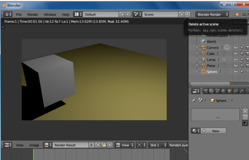 Blender让物体不渲染的详细步骤介绍截图