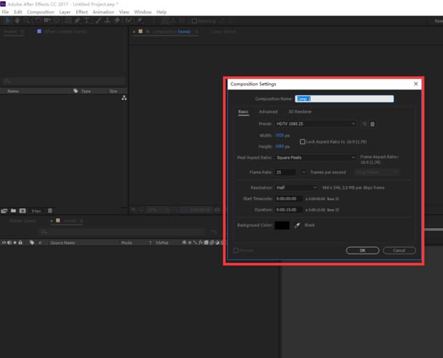 AE设计背景矩阵方格抖动效果的操作方法截图