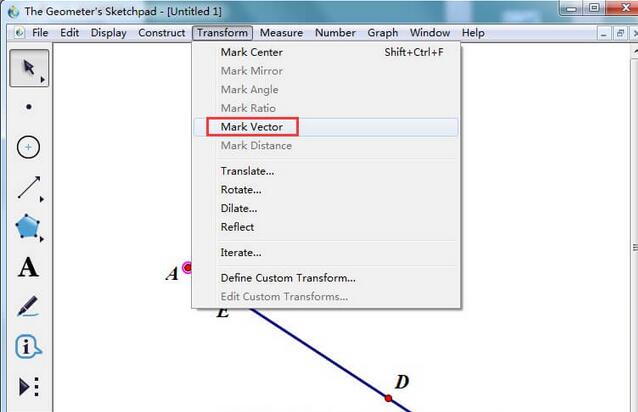几何画板四等分三角形任意一边的详细步骤截图