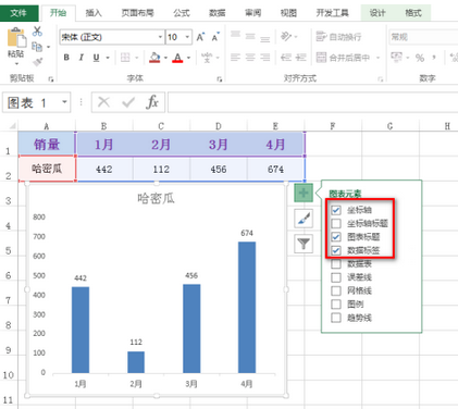 excel做出图表快捷方法截图