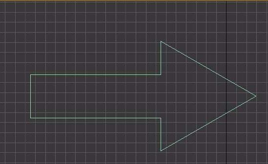 3Ds MAX绘制箭头的操作流程截图