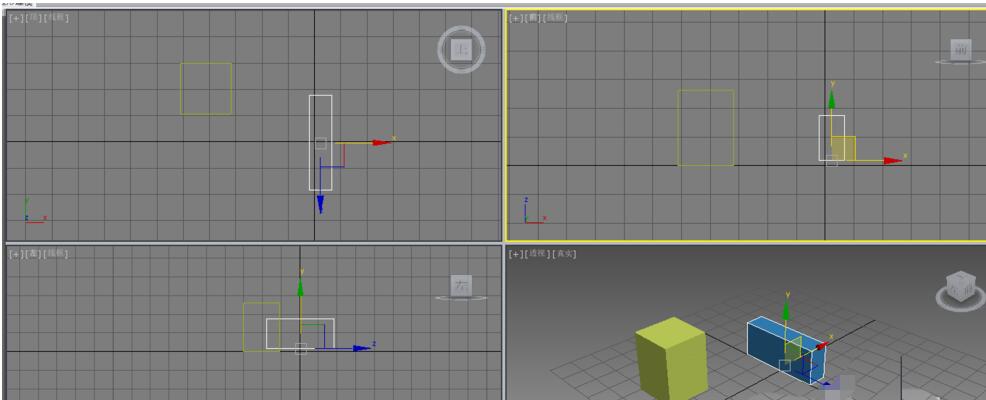 3Ds MAX两个模型设置某个部位对齐的操作教程截图