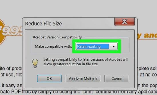 adobe reader如何压缩PDF Adobe acrobat压缩pdf大小方法截图