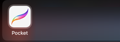 procreate pocket怎么叠加图层。