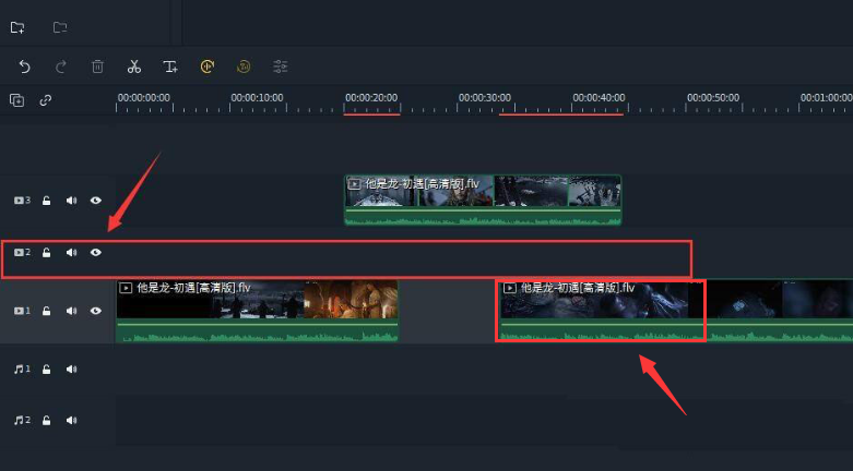万兴喵影怎么延长时间轴？万兴喵影时间轴插入新轨道技巧我来教你截图