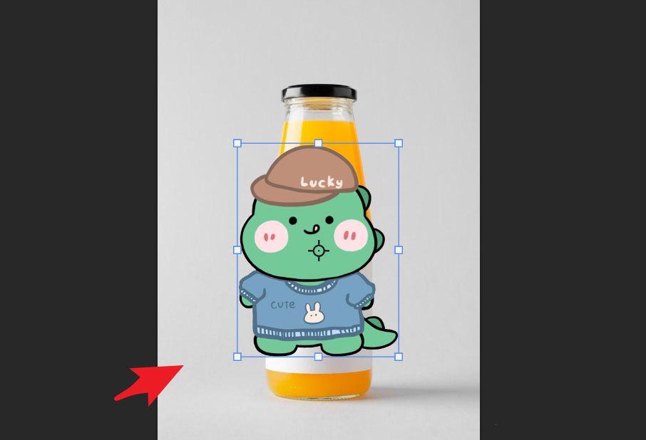 ps怎么给玻璃瓶添加外包装?ps给玻璃瓶添加外包装操作方法