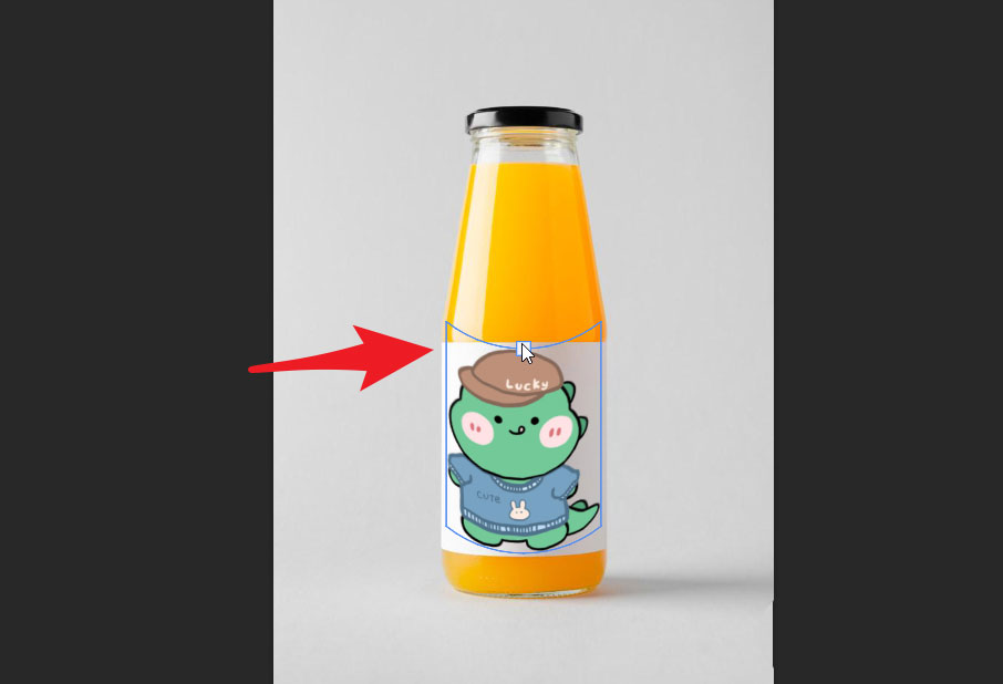 ps怎么给玻璃瓶添加外包装?ps给玻璃瓶添加外包装操作方法截图