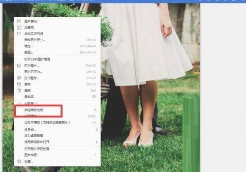 2345看图王怎么使用锁定缩放比例?2345看图王使用锁定缩放比例方法截图