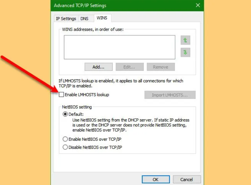 怎么使用使用PowerShell、注册表或适配器属性启用/禁用LMHOSTS查找？