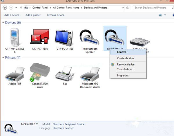 小编教你Win8蓝牙耳机能配对不能连接怎么解决