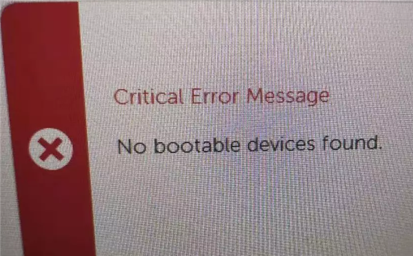 Win10专业版启机no bootable devices found提示怎么解决?