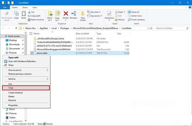 关于Win10系统如何创建粘滞便笺备份