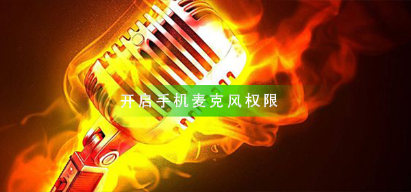 今天说说如何开启手机麦克风权限
