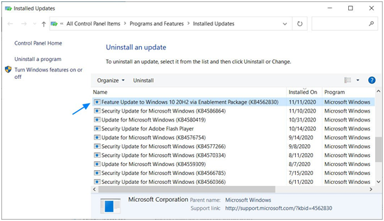如何卸载Win10 20H2版本,并降级到以前的版本?