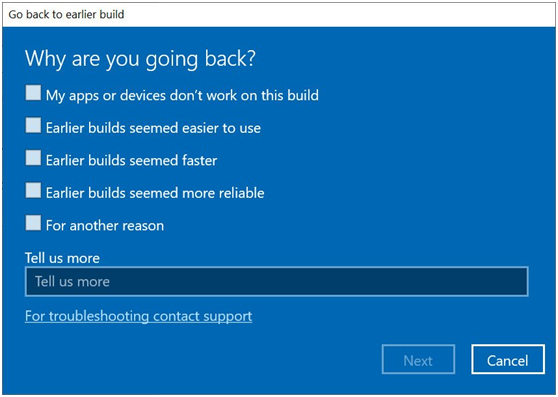 如何卸载Win10 20H2版本,并降级到以前的版本?
