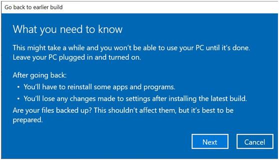 如何卸载Win10 20H2版本,并降级到以前的版本?