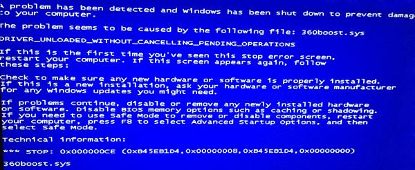 今天说说电脑蓝屏代码0x000000CE怎么办（电脑蓝屏0x000000CE怎么恢复）