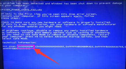 我来教你电脑蓝屏代码0x0000009F怎么办（电脑蓝屏代码0x0000009F）