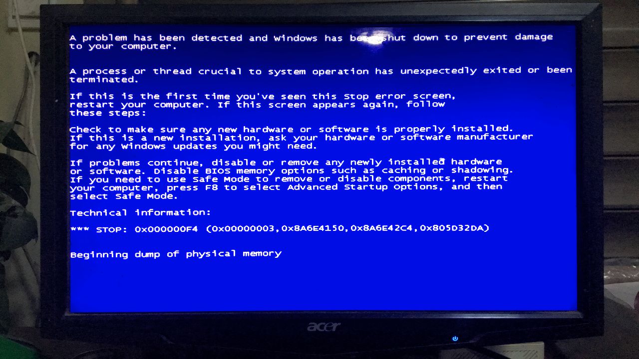 今天分享Win7旗舰版蓝屏代码0x000000f4是怎么回事