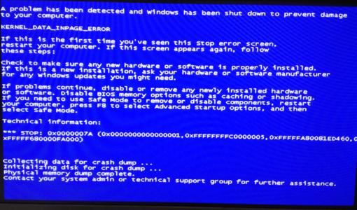 今天说说电脑蓝屏代码0x0000007A怎么办（电脑代码0x0000007A）