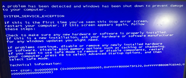 我来教你电脑蓝屏代码0x0000003B怎么办（电脑蓝屏代码0x0000003B怎么解决）