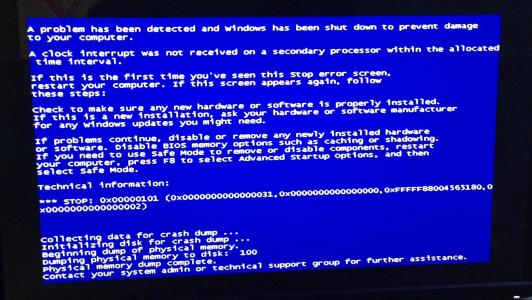 关于电脑蓝屏代码0x0000000F怎么办