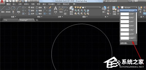 怎么使用AutoCAD 2019显示线宽?AutoCAD 2019显示线宽方法