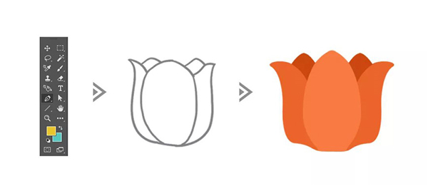 如何使用PS制作原创顶级扁平噪点插画?