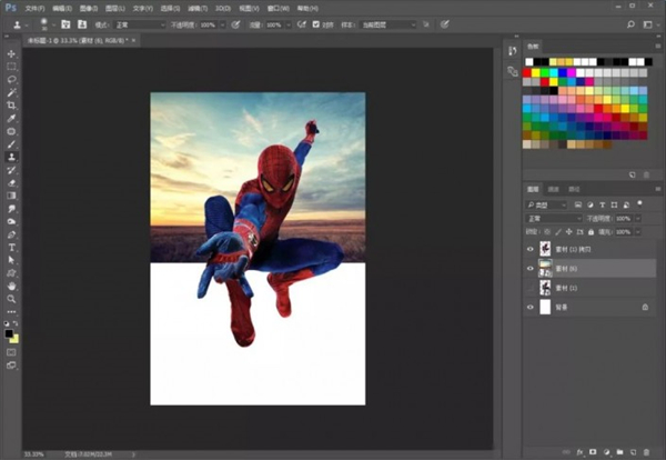 如何使用PS设计漫威蜘蛛侠海报?