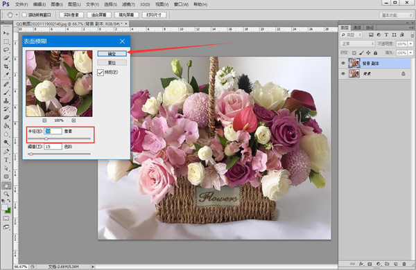 怎么使用Photoshop去除图片的噪点?