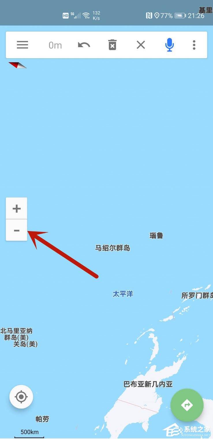 北斗导航怎么用?北斗导航缩放按钮设置左侧的方法