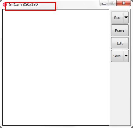 一招小编分享GifCam调整窗口大小的方法