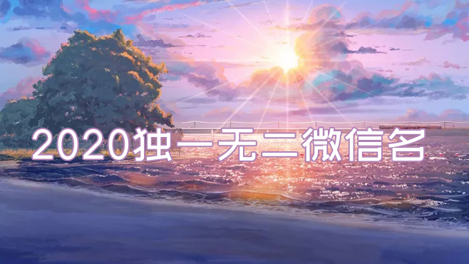 小编教你2020独一无二的微信名有哪些（2020霸气独一无二的微信名）