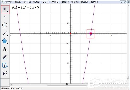 几何画板如何画二次函数图像?