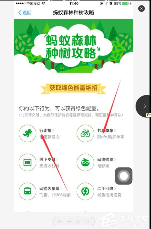 支付宝蚂蚁森林能量怎么获取?