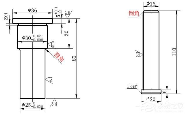 我来教你AutoCAD2016快速入门：倒角和圆角