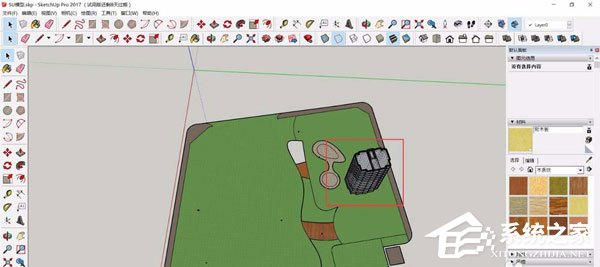 今天说说草图大师中怎么复制大块建筑物
